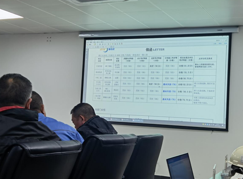 華東分公司浙石化項(xiàng)目順丁橡膠裝置獲業(yè)主月度考評第一名