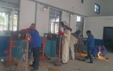 雄關(guān)漫道從頭越——公司焊考中心新址迎來首批學員