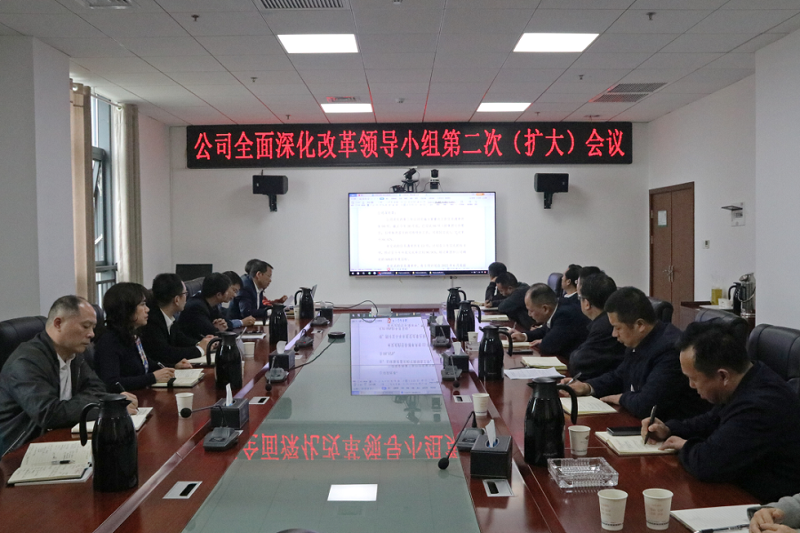 公司召開全面深化改革領(lǐng)導(dǎo)小組2021年第二次（擴(kuò)大）會議