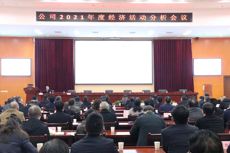 公司召開2021年度經(jīng)濟(jì)活動(dòng)分析會議