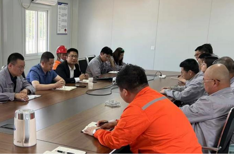 張勇帶班檢查華北公司日照旭科新材料、東營原油儲備項(xiàng)目