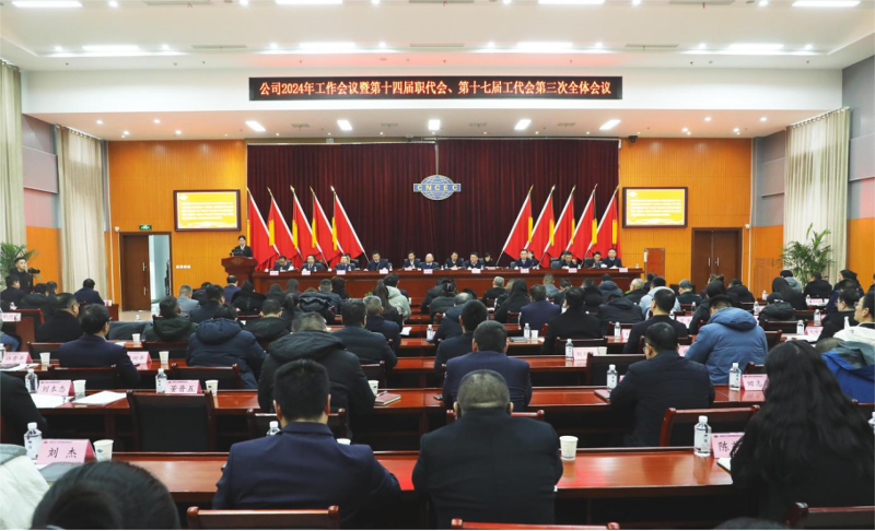 公司召開2024年工作會(huì)議暨第十四屆職代會(huì)、第十七屆工代會(huì)第三次全體會(huì)議