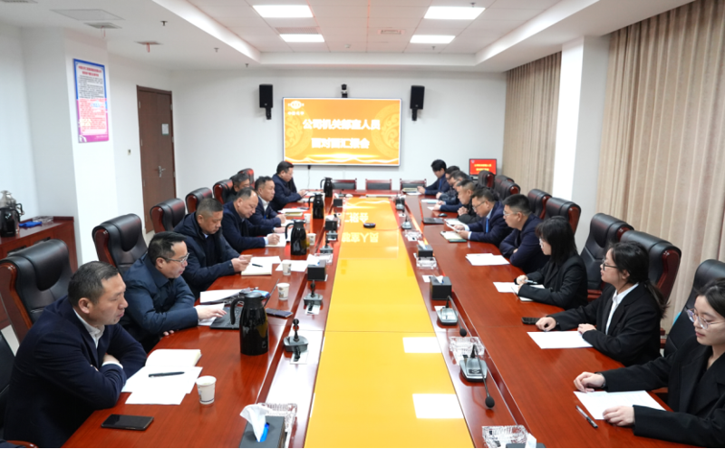 梳理問題精準(zhǔn)把脈  深化管控助力發(fā)展 | 公司舉行2025年機(jī)關(guān)管理人員面對(duì)面匯報(bào)會(huì)