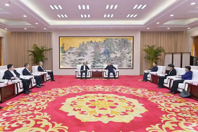 莫鼎革拜會安徽省委副書記、省長王清憲