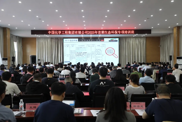 中國(guó)化學(xué)舉辦2025年首期生態(tài)環(huán)保專(zhuān)項(xiàng)培訓(xùn)班