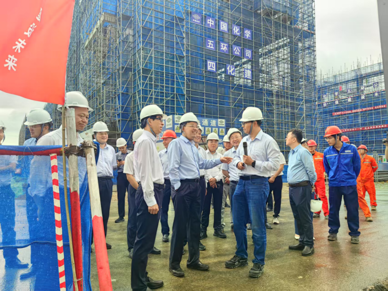 陳紅輝到中南公司湖北徽陽項(xiàng)目調(diào)研指導(dǎo)工作